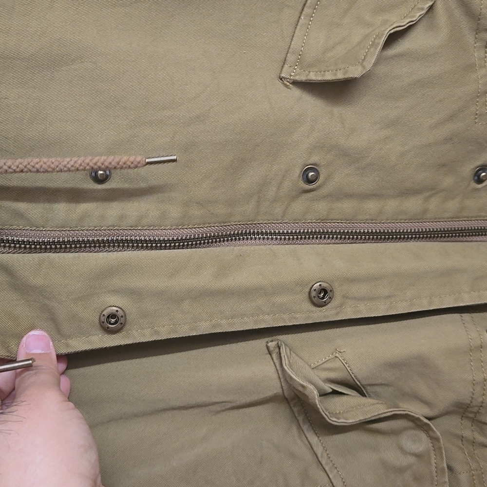 Ann Taylor LOFT Olive Faux Fur Hooded Jacket - Picture 10 of 16